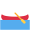 Canoe emoji on Twitter